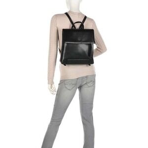 NEW DKNY JAYESON Backpack women Black $228 zip top lined casual on the go